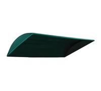 3 Seat Patio Swing Canopy Replacement Cover Rain Sun Protection | 600D Waterproof Oxford Cloth 195x123x22cm Black Green | Outdoor Garden Porch Glider Bench Roof Top Cover Only