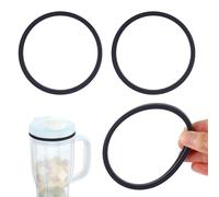 3 sellos para Ninja BlendBOSS, junta de silicona de grado alimenticio a prueba de fugas, repuesto para taza de batido personal Ninja BlendBOSS y taza de viaje, apto para lavavajillas (gris)