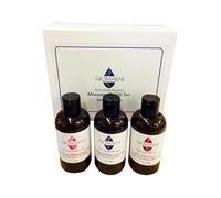 3 Sensual Y Erótico Set De Regalo Aceite De Masaje (3 x 125ml) Amantes (Naranja, Ylang Ylang & Pimienta Negra), Romance (naranja, Geranio & ylang ylang), ylang & Patchouli en caja en De lujo Blanco Regalo Caja Ideal para Pareja, Navidad, San valentín o Despedida De Soltera regalo