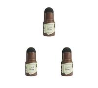 3 Set de modelado de polvos de cejas con plantillas para cejas, color negro
