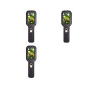 3 Set Handheld Digital Magnifier Microscope 500X 1200mah Electronic Magnifying Glass with 3 Inch IPS Screen Black