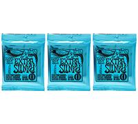 3 Sets Ernie Ball Extra Slinky 8 - 38 cuerdas para guitarra eléctrica