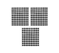 3 Sheets Black Dot Stickers Billiard Point Stickers Pool Table Marker Billiard Point Sticker Billiard Pocket Markers