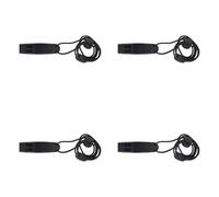 3. Silbatos de correa ajustable para el cuello de 120 dB, 4 piezas de señalización de seguridad para pesca, kayak, natación, silbatos al aire libre de alto decibelio de supervivencia portátiles con