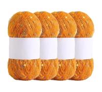 3 Skeins Soft Mohair Yarn, Cashmere Hand Crochet Yarn, Silk Wool Blend Yarns for Crochet & Knitting (#M)