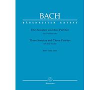 3 sonates et 3 partitas - three sonatas and three partitas - bwn 1001-1006 - violon seul