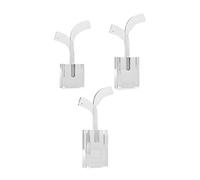 3 soportes acrílicos para pendientes, soporte de viaje para joyas pequeñas, perfecto para un almacenamiento eficiente y exhibición en casa solución de almacenamiento