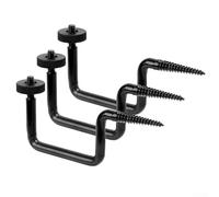 3 soportes de árbol para cámara de sendero compatibles con la mayoría de cámaras de caza con tornillo roscado de 1/4 x 20 para una fijación segura