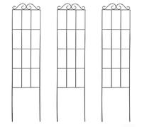 3 soportes de hierro para plantas de jardín adecuados para plantas trepadoras para promover el crecimiento vertical y mantener la estabilidad de las plantas