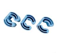 3 soportes para fregona y escoba, clips organizadores montados en la pared para un almacenamiento y organización eficientes en el baño, cocina o garaje (azul)