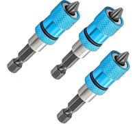 3 soportes para tabique seco de 1/4 pulgadas, varilla hexagonal de cambio rápido, portapuntas magnéticas con 3 puntas PH2 boquillas, portapuntas para paneles de yeso