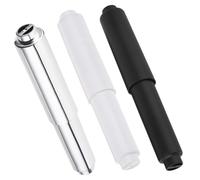 3 soportes universales de repuesto para barra de inodoro, rodillo de papel de baño, husillos retráctiles