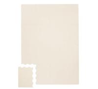 3 Sprouts - Alfombra Puzzle Bebe Acolchada - Tapete Puzzle para Suelo Goma EVA Bebes - Suelo Puzzle Bebe - Piezas Encajables Antideslizantes - Ideal para Juego Infantil - Crema