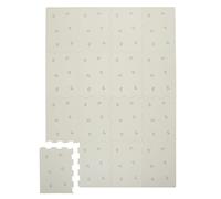 3 Sprouts - Alfombra Puzzle Bebe Acolchada - Tapete Puzzle para Suelo Goma EVA Bebes - Suelo Puzzle Bebe - Piezas Encajables Antideslizantes - Ideal para Juego Infantil - Arándano Gris Pardo