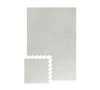 3 Sprouts Alfombra Puzzle Bebé, Espuma EVA, Gris