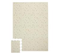 3 Sprouts - Alfombra Puzzle Bebe Acolchada - Tapete Puzzle para Suelo Goma EVA Bebes - Suelo Puzzle Bebe - Piezas Encajables Antideslizantes - Ideal para Juego Infantil - Terrazo Crema