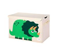 3 Sprouts - Baúl para Juguetes Infantil - Caja de Almacenaje para Niños - Organizador de Juguetes - Caja Guardar Juguetes - Dinosaurio