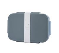 3 Sprouts - Caja Almuerzo Infantil - Fiambrera Hermética con Compartimentos para Niños - Lonchera Bento de Plástico Reciclado para Niños - Azul
