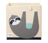 3 Sprouts - Caja de almacenamiento para niños - Cesta para guardar juguetes - Cajas organizadoras para niños - Almacenamiento de juguetes - Oso Perezoso
