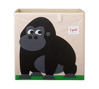 3 Sprouts - Caja de almacenamiento para niños - Cesta para guardar juguetes - Cajas organizadoras para niños - Almacenamiento de juguetes - Gorila