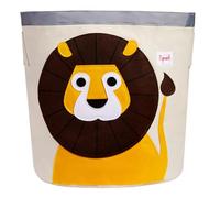 3 Sprouts Cesto Juguetes - Ideal como Cesto Ropa Sucia Bebe - Cesta para Juguetes Infantil - Cesto Ropa Sucia Infantil - Diseño Divertido y Práctico - Organización y Almacenamiento - León