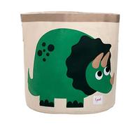 3 Sprouts Cesto Juguetes - Ideal como Cesto Ropa Sucia Bebe - Cesta para Juguetes Infantil - Cesto Ropa Sucia Infantil - Diseño Divertido y Práctico - Organización y Almacenamiento (Dinosaurio)