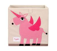3 Sprouts - Caja Almacenaje Infantil - Caja Juguetes Almacenaje Niños - Cajas Ordenación y Guardar Juguetes - Almacenaje Juguetes Infantil - Caja para Juguetes - Unicornio