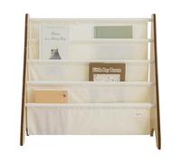 3 Sprouts - Estantería Infantil - Librería Montessori para Niños, Organizador de Libros y Juguetes - Crema
