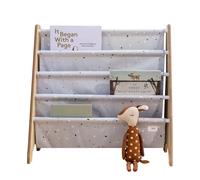 3 Sprouts - Estantería Infantil - Librería Montessori para Niños, Organizador de Libros y Juguetes - Terrazo Gris Claro