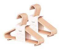 3 Sprouts Perchas Infantiles Paja de Trigo, Pack 30, Rosa