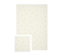 3 Sprouts - Puzzle Suelo Bebé Acolchado - Alfombra de Juegos Infantil y Tapete de Actividades para Niños - Arándano Marfil