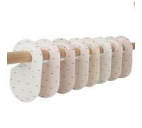 3 Sprouts - Separadores de Ropa para Bebé - Doble Cara Hermosos Separador de Armarios Bebe Desde Recién Nacido hasta 24 Meses - Organizadores de Armario por Meses - Juego de 8 (Doble Punto)