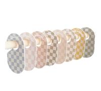 3 Sprouts - Separadores de Ropa para Bebé - Doble Cara Hermosos Separador de Armarios Bebe Desde Recién Nacido hasta 24 Meses - Organizadores de Armario por Meses - Juego de 8 - Tablero de damas