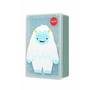 3 Sprouts Silicona Bento Box para Niños - Tupper Silicona - Fiambrera Hermética Infantil con Compartimentos - Caja Almuerzo Infantil - Lunch Box - Yeti