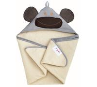 3 Sprouts - Toalla con Capucha Gris Mono Gris
