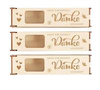 3 Stück Du hast ein dicke Danke verdient-Holz Geschenkbox für Duplo Chocolaoriegel, Dankeschön Geschenke Danke Geschenk, Lehrgeschenk, Dankeschön Geschenke Mann Frau Du Bist tolle