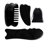 3 Tablas De Raspado, 1 Bolsa De Almacenamiento, Tabla De Herramientas De Raspado, Tabla De Masaje, Tabla De Raspado Negra, Juego De Raspado