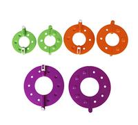 3 Talla 6pcs Pom Pom Pompon Hacedor Bolas De Pelusa Tejedor Color Aleatorio