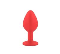 3 Tamaños Sex Shop - Joyas De Silicona For Adultos, Entrenador Anal, Juguete Sexual De Próstata For Patio Trasero, Tapón Anal For Mujeres, Hombres, Parejas, Gays, Unisex(Red-M)