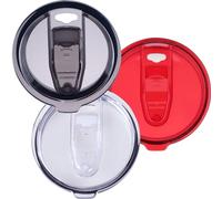 3 tapas de repuesto para vaso de acero inoxidable, tapa resistente a fugas y derrames para YETI Rambler u otras tazas aisladas con un diámetro interior de 3.7 a 3.74 pulgadas