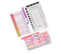 3 tarjetas de guía de interpretación para interpretación de ECG, salud del corazón, tamaño de bolsillo, tarjeta de regla de 7 pasos, guía portátil de análisis del ritmo cardíaco