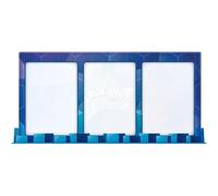 3 tarjetas One Touch Magnetic Holder Frame & Stand compatible para cartas Pokemon Cartas Coleccionables Soporte y Soporte Azul