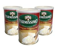 3 Tarros Parmigiano Reggiano DOP - Parmissimo - Rallado Fresco - 3 x 160 gr