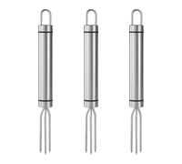 3 tenedores de maíz de acero inoxidable diseñados para un manejo seguro, ideal para cocineros caseros y entusiastas del aire libre, utensilios de camping