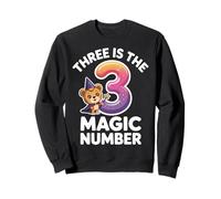 3 The Magic Number, Divertido león Lindo para su Tercer cumpleaños Sudadera
