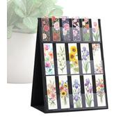 3-Tier Card Display Rack - Double-Sided Bookmark Holder - Greeting Cards | Desktop Sticker Holder Vendors Homeowners Artists Authors Writers Craft Fair Retail Store Trade Show Home Office Studio