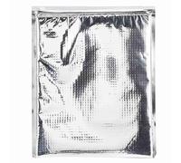 3 tipos 5 unids/set bolsa de almacenamiento de alimentos con aislamiento de papel de aluminio enfriador térmico plateado (30 * 35cm)