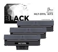 3 tóneres compatibles con Samsung MLT-D111 MLT-D111S impresoras Samsung SL M2026W M2020W M2020 M2022 M2022W Xpress M2026 M2070 M2070F M2070FW M2071FH M2078 versión de 1 800 copias. y uno (3 Negros)