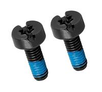 3 tornillos de repuesto resistentes de acero para soportes de motosierras ingletadoras, fácil instalación con cabezales planos, destornillador de acero inoxidable