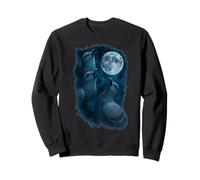 3 Tres Palomas Aullando a la Luna Sudadera